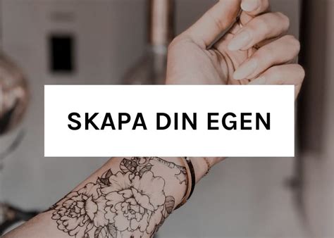 tillfälliga tatueringar.